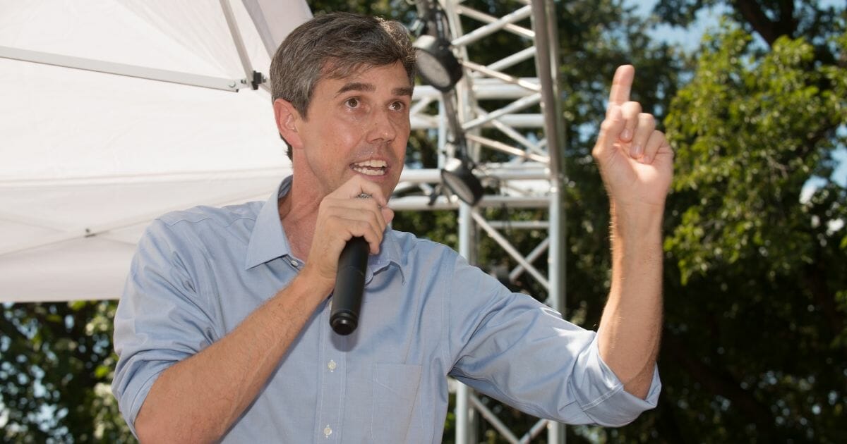 Former Rep. Robert "Beto" O'Rourke in a September photo from his failed Senate campaign.