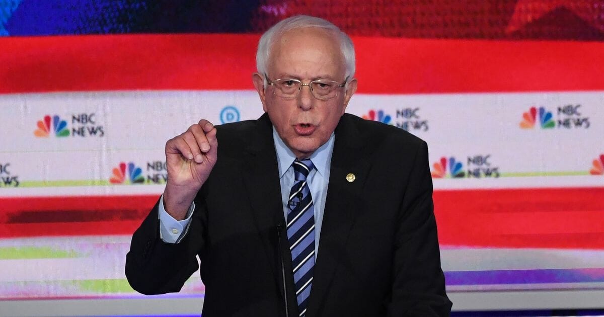 Sen. Bernie Sanders, during the Democratic presidential debate in June in Miami.