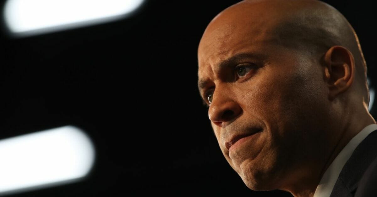 A donation to the Cory Booker campaign may come back to bite the New Jersey Senator