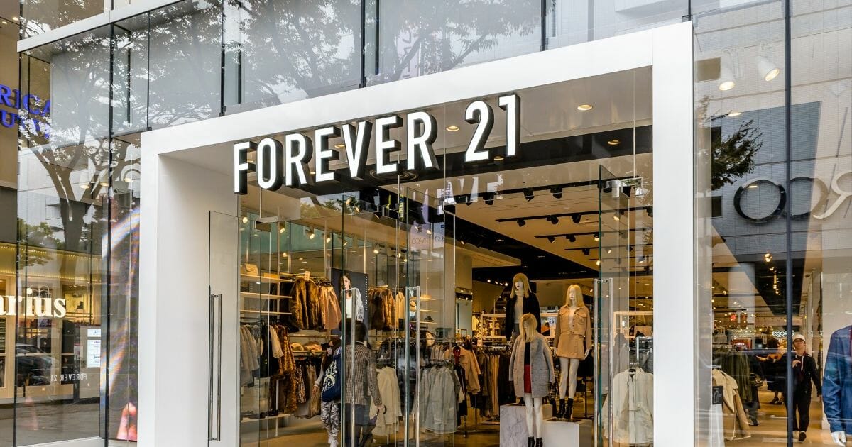 Forever 21 Store in Nagoya, Japan on August 19, 2014.