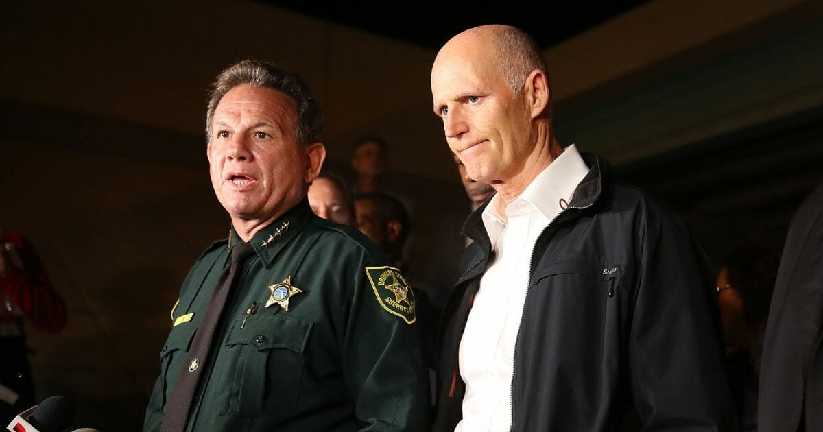 Embarrassment continues to pile on for Florida's Broward County Sheriff’s Office and former Sheriff Scott Israel, left