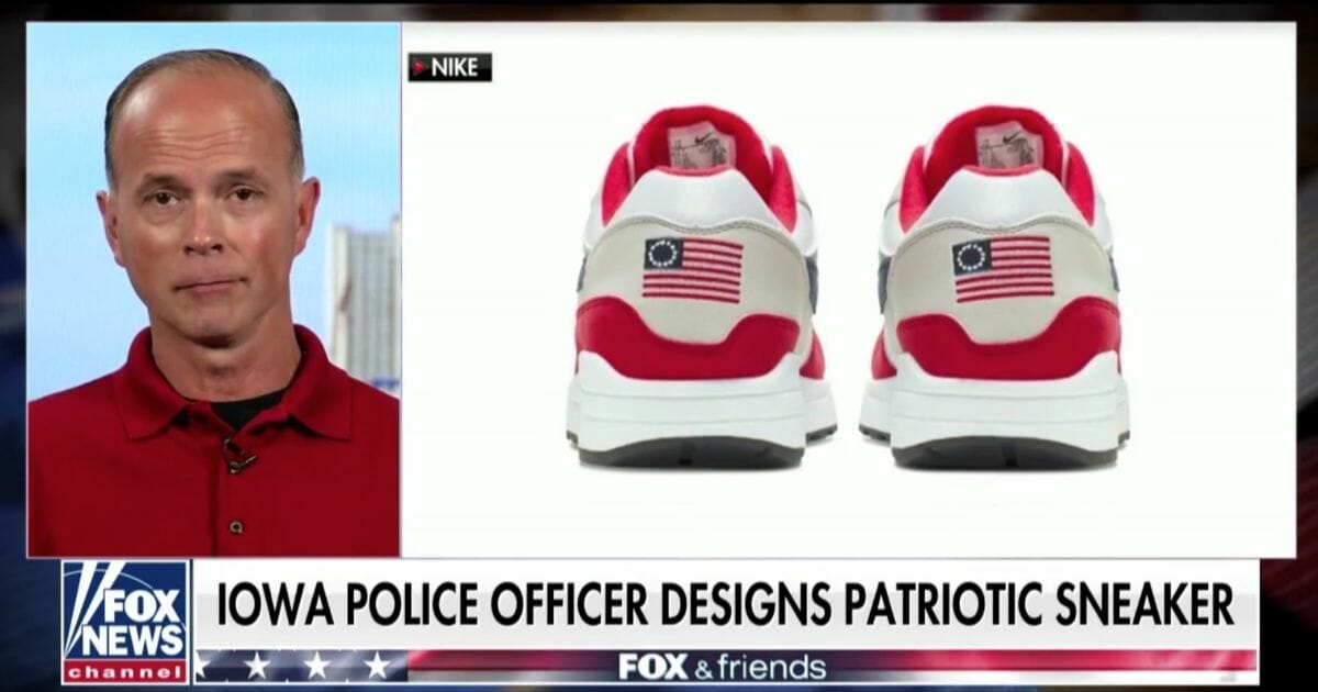 Iowa police officer Ron Slagle appears on "Fox and Friends"