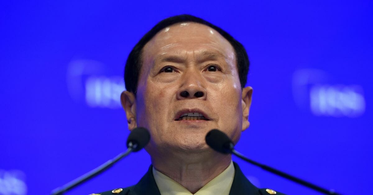General Wei Fenghe at a June defense summit.