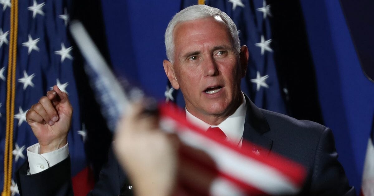 Vice President Mike Pence speaks during the Donald J. Trump for President Latino Coalition Rollout on June 25, 2019, in Miami, Fla.