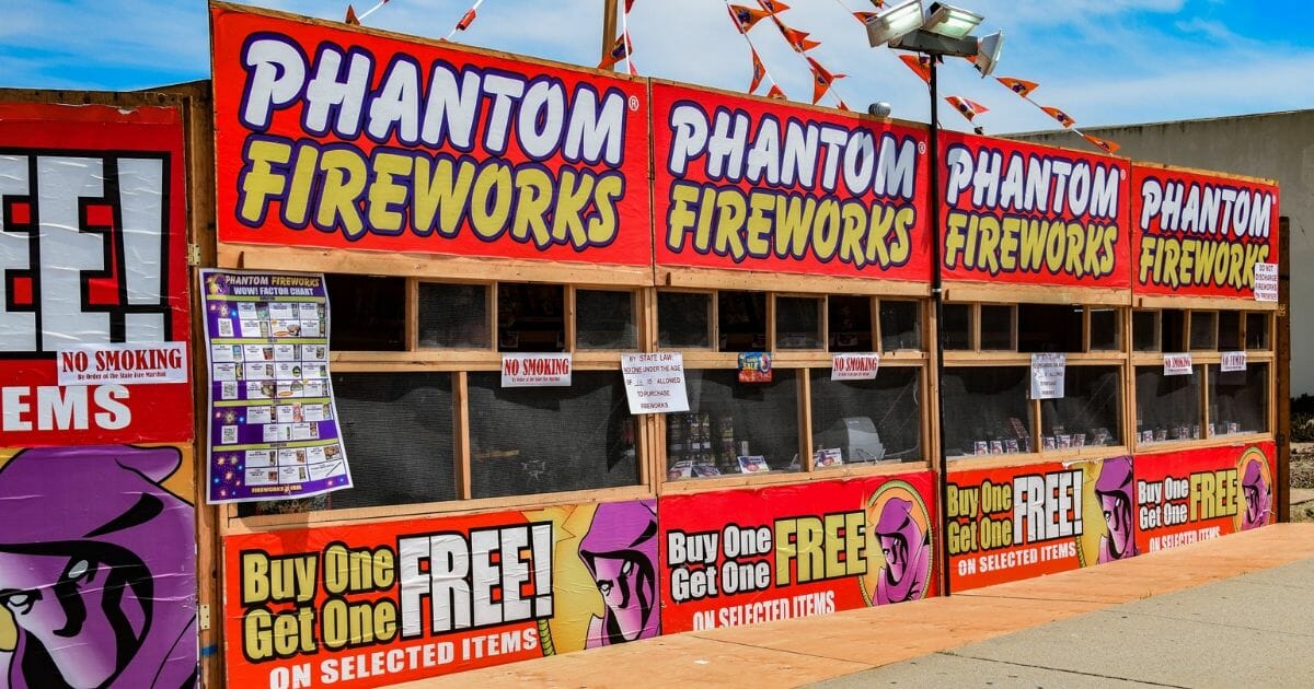Phantom Fireworks display.