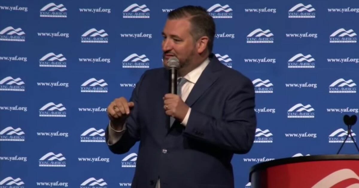 Republican Sen. Ted Cruz speaks at the YAF's annual National Conservative Student Conference on Friday, Aug. 2.