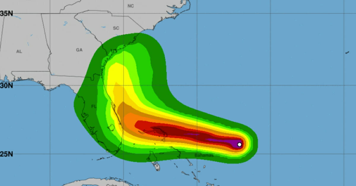 The National Hurricane Center on Saturday morning upgraded Hurricane Dorian to a Category 4 storm and noted that that it might affect not only Florida, but Georgia and both Carolinas as well.