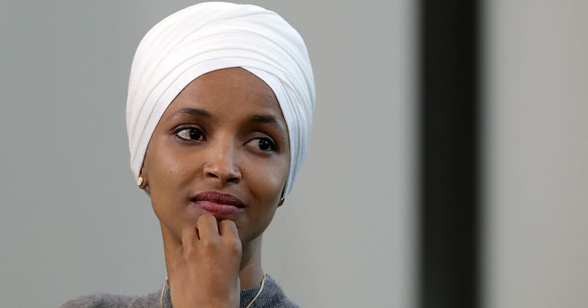 Rep. Ilhan Omar (D-Minnesota) participates in a panel discussion during the Muslim Collective For Equitable Democracy Conference and Presidential Forum at the The National Housing Center on July 23, 2019 in Washington, D.C.