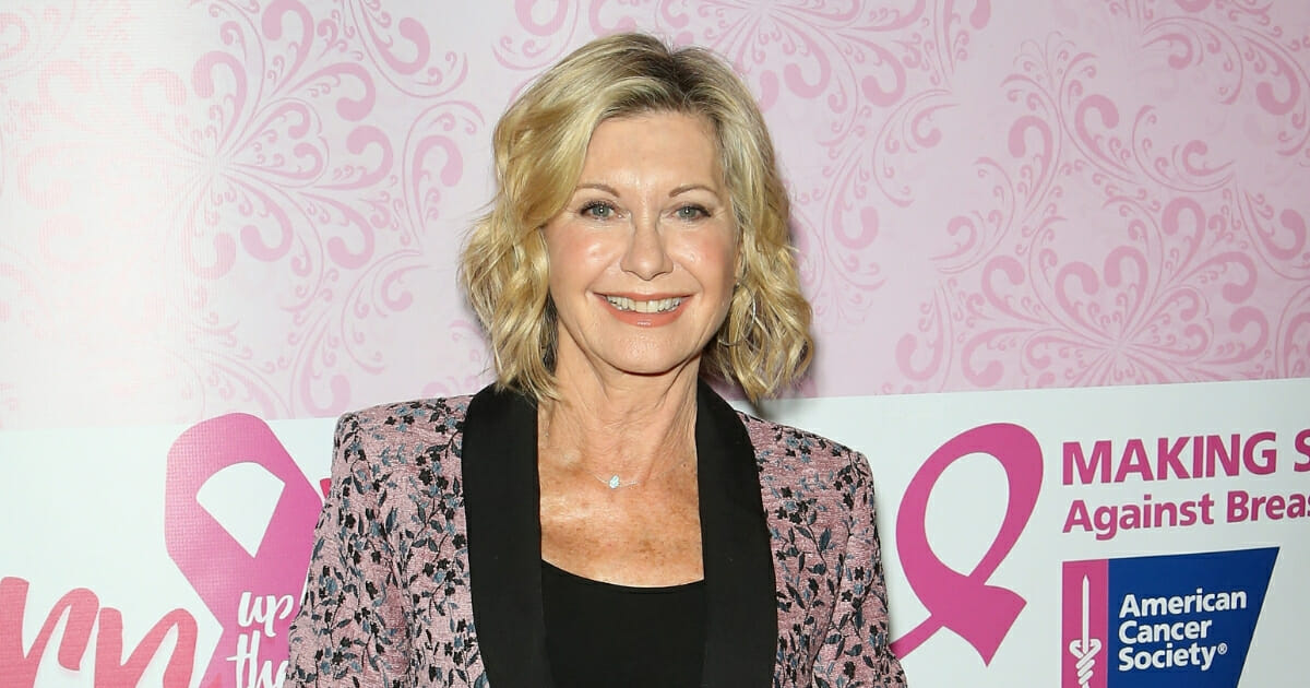 Entertainer Olivia Newton-John attends "Turn Up the Pink" champagne brunch benefiting Making Strides Las Vegas to raise awareness and support for breast cancer research as part of the Hard Rock Cafe's Hard Rock Heals global charitable initiative at the Hard Rock Cafe Las Vegas Strip on Oct. 23, 2016 in Las Vegas, Nevada.