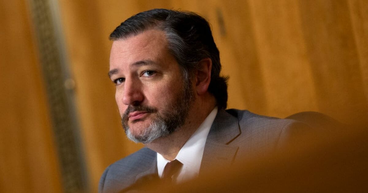 Sen. Ted Cruz listens during the nomination hearing of Kelly Craft before the Senate Foreign Relations Committee on June 19, 2019, in Washington, D.C.