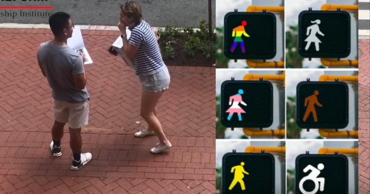 GWU students convinced to support inclusive traffic signals.