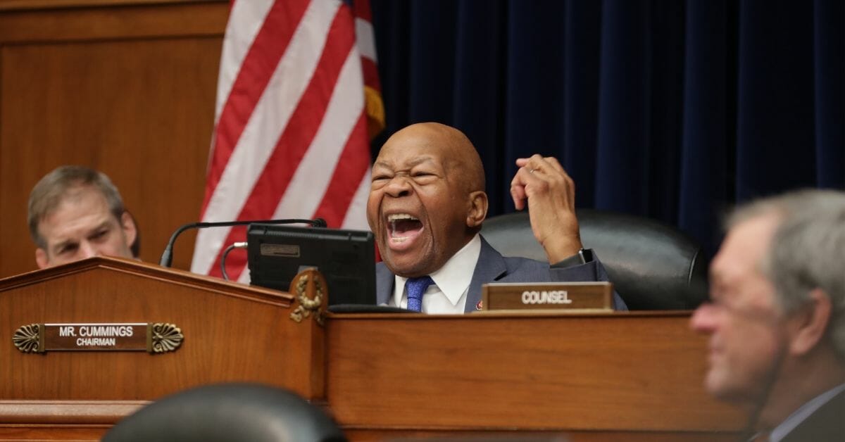Rep. Elijah Cummings, D-Md., speaks during a House Oversight Committee hearing on Capitol Hill