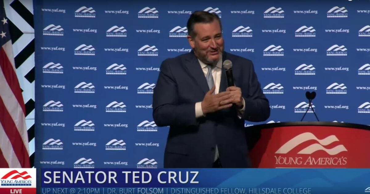 Texas Sen. Ted Cruz speaks at the National Conservative Student Conference