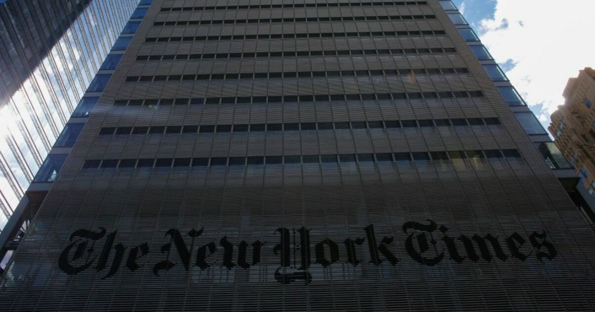 The New York Times Building in New York City, New York
