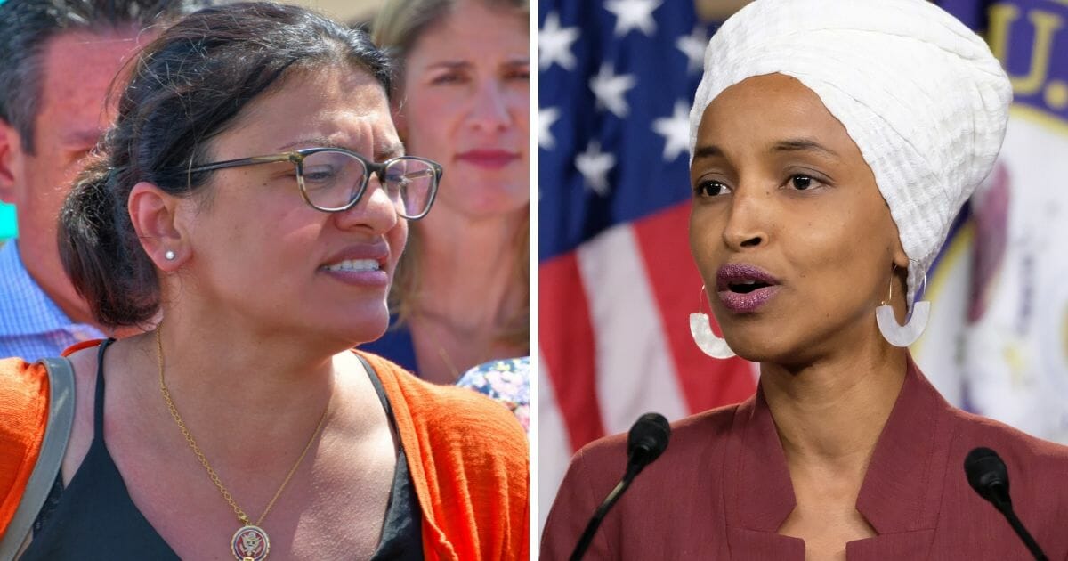 Reps. Rashida Tlaib, left, and Ilhan Omar.