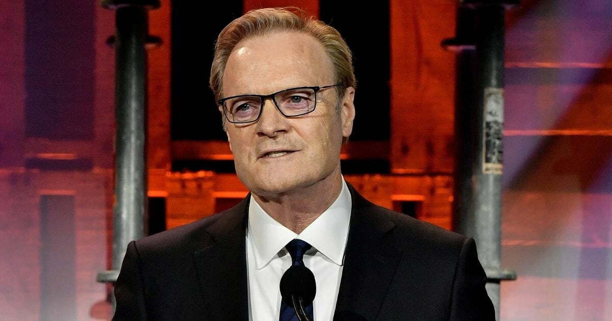 Lawrence O'Donnell of MSNBC speaks during the Fourteenth Annual UNICEF Gala Boston in May 2018. O'Donnell issued a retraction and apology on Wednesday for a story attacking President Donald Trump, but his wording still gave ammunition to his Trump-hating viewers.