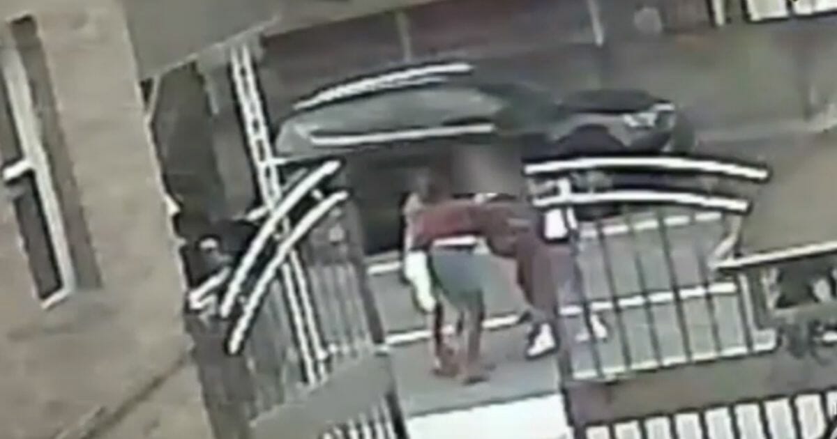 Teens brutally assault an elderly woman.