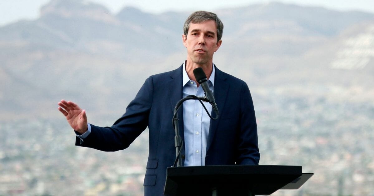 Democratic presidential candidate, former Rep. Beto O’Rourke speaks to media and supporters during a campaign re-launch on August 15, 2019 in El Paso, Texas.