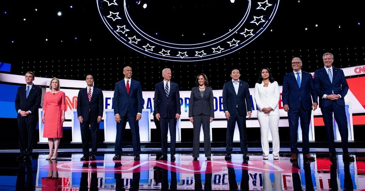 Democratic candidates n the second round of the second Democratic primary debate of the 2020 presidential campaign season.