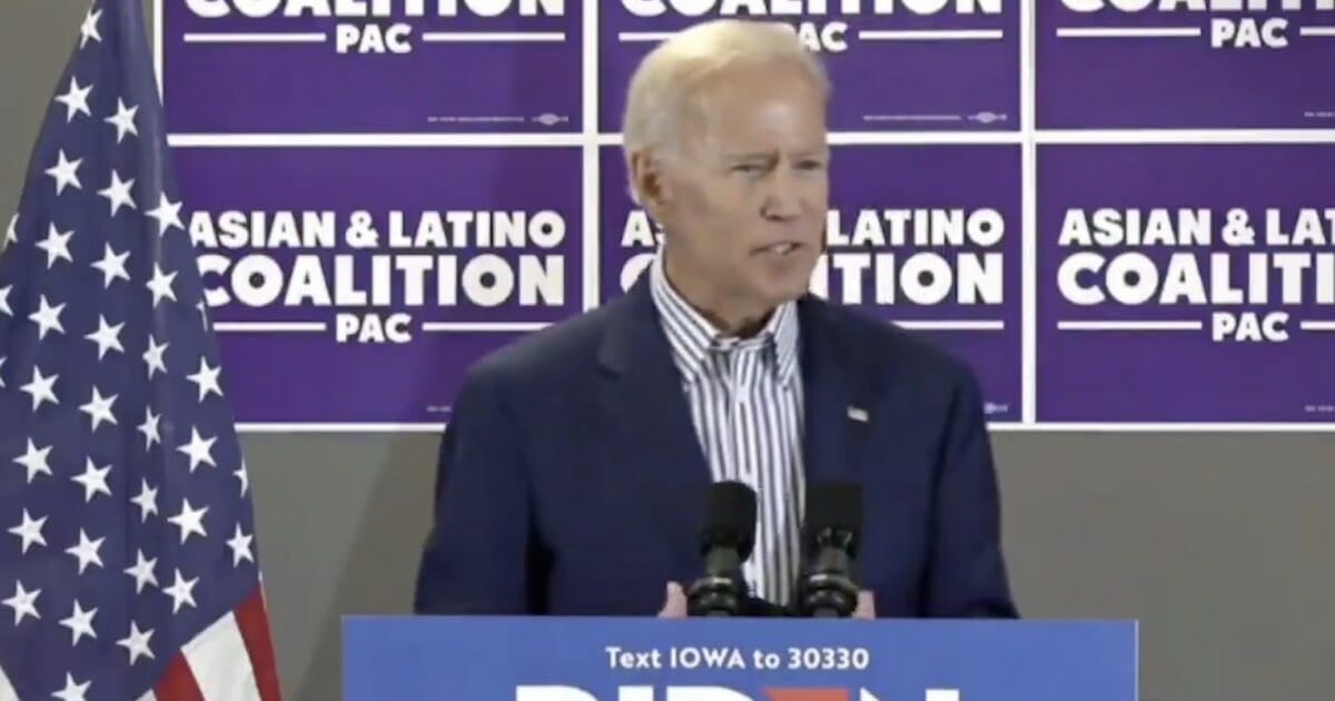 Joe Biden speaking in Des Moines, Iowa, 8/8/2019