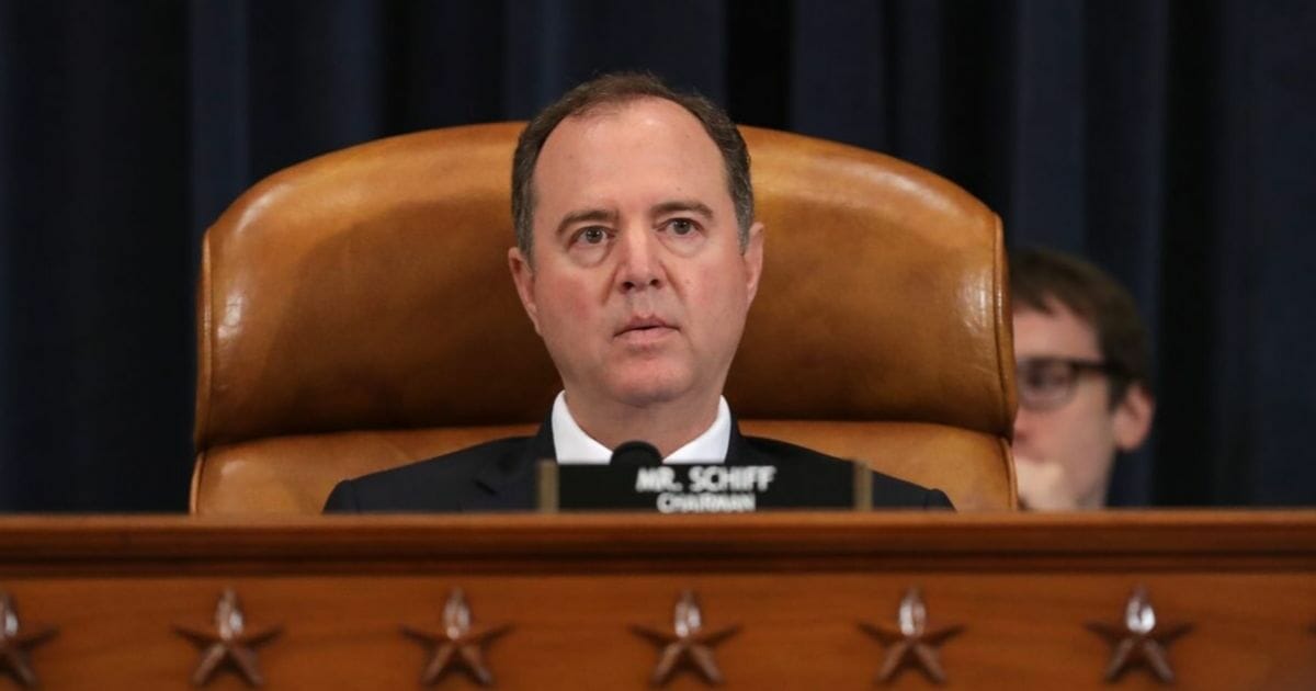 House Intelligence Committee Chairman Adam Schiff, D-Calif., listens to testimony during a June 13, 2019, hearing on Capitol Hill.