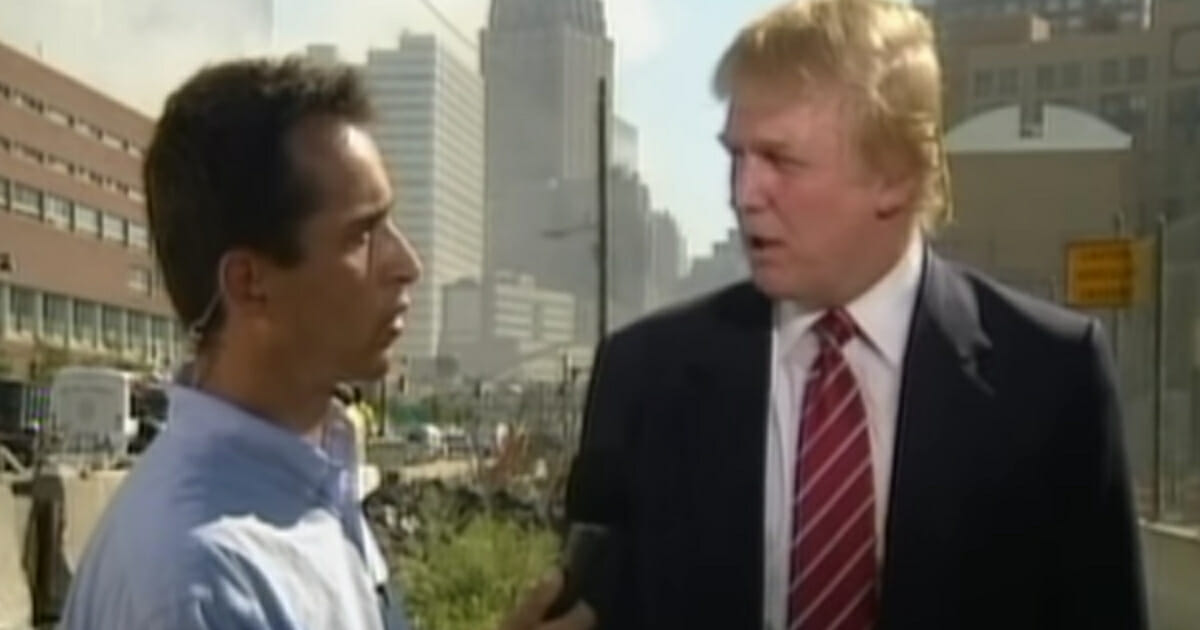 Two days after terrorists destroyed the World Trade Center on Sept. 11, 2001, then-businessman Donald Trump was at Ground Zero lamenting the terrible tragedy and emphasizing the need to rebuild.