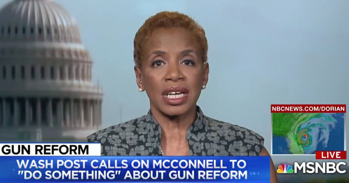Former Rep. Donna Edwards appears on MSNBC.