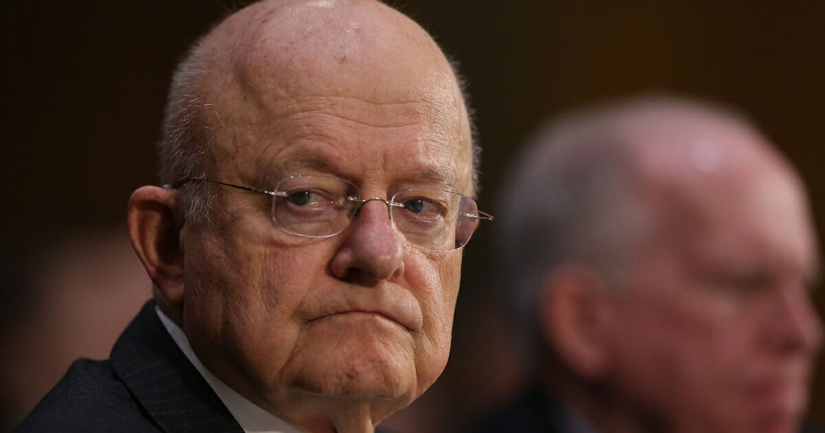 Then-Director of National Intelligence James Clapper testify before the Senate (Select) Intelligence Committee in the Dirksen Senate Office Building on Capitol Hill on Jan. 10, 2017, in Washington, D.C.