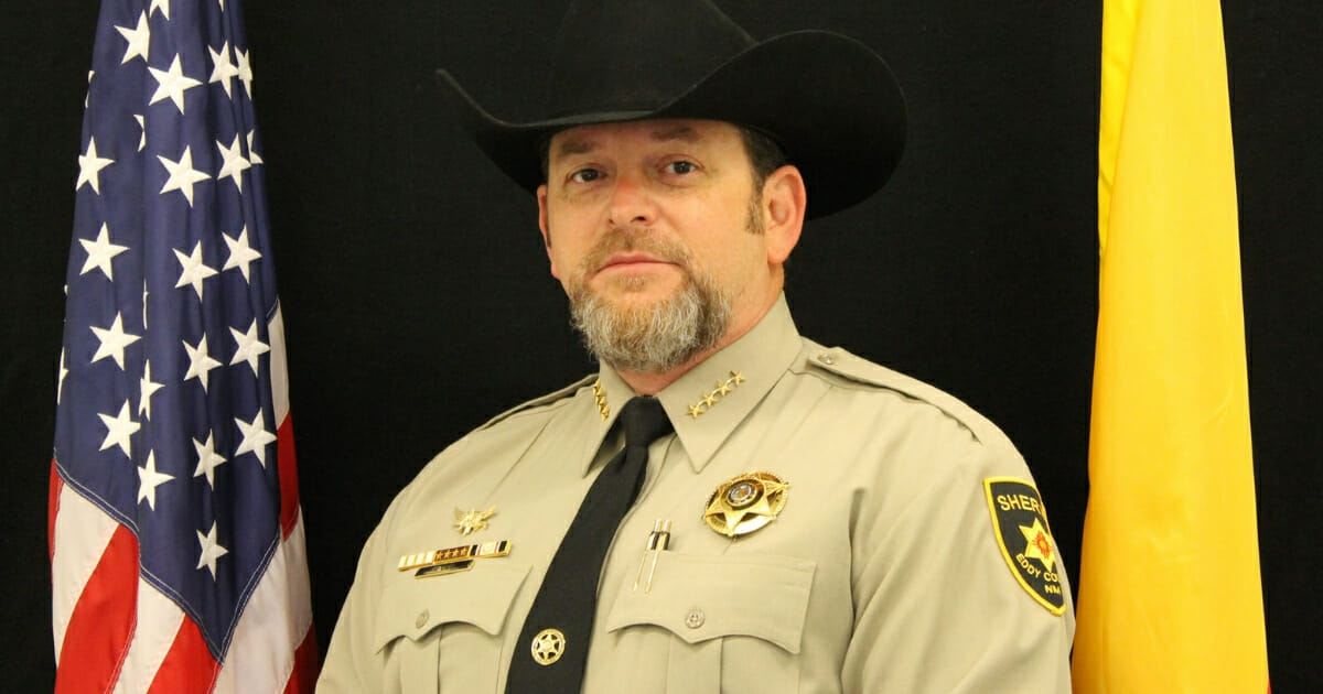Mark Cage, the sheriff of Eddy County, New Mexico, is telling citizens to be vigilant in the wake of several recent mass shootings.