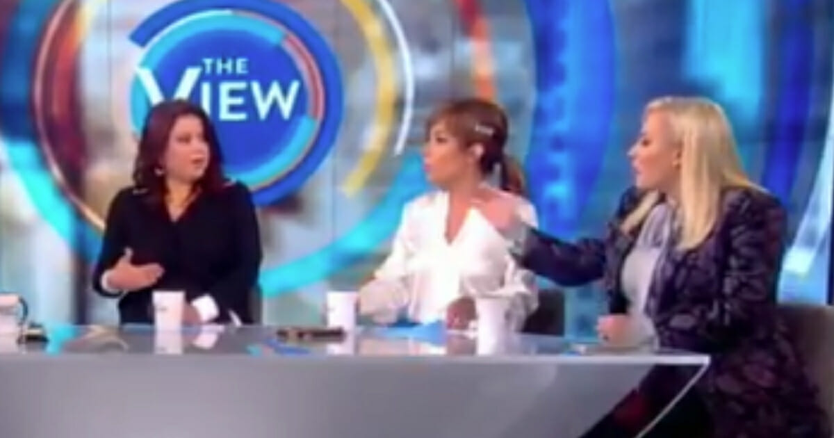 Another heated political argument on "The View" this week had conservative co-host Meghan McCain leaving the set mid-shoot.