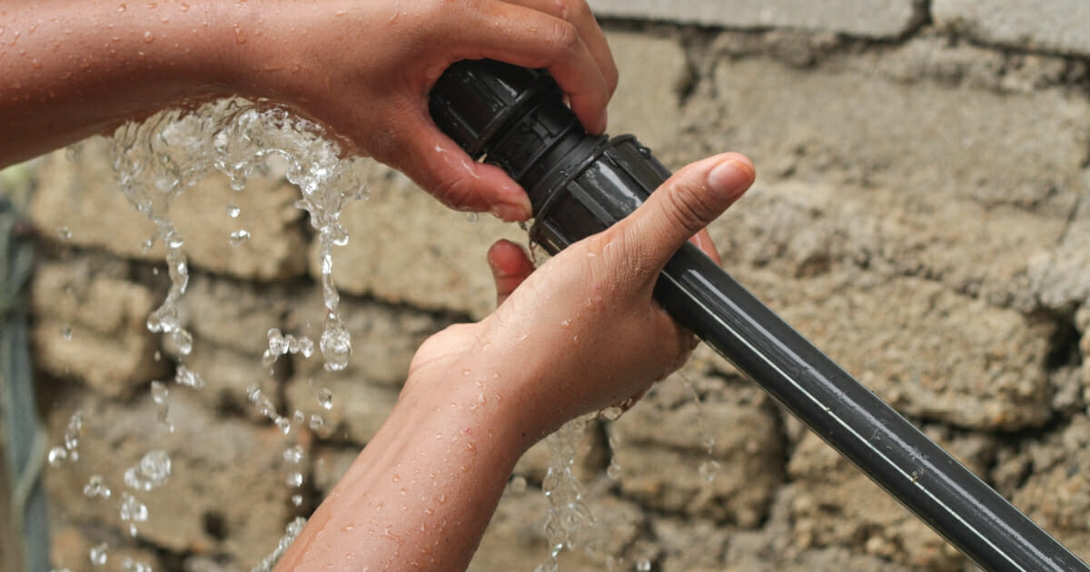 Troy George, 54, allegedly tracked down a man who was lurking in his yard and beat him to death with a metal pipe. He now faces murder and manslaughter charges for his reaction. The image above is a stock photo of a pipe.