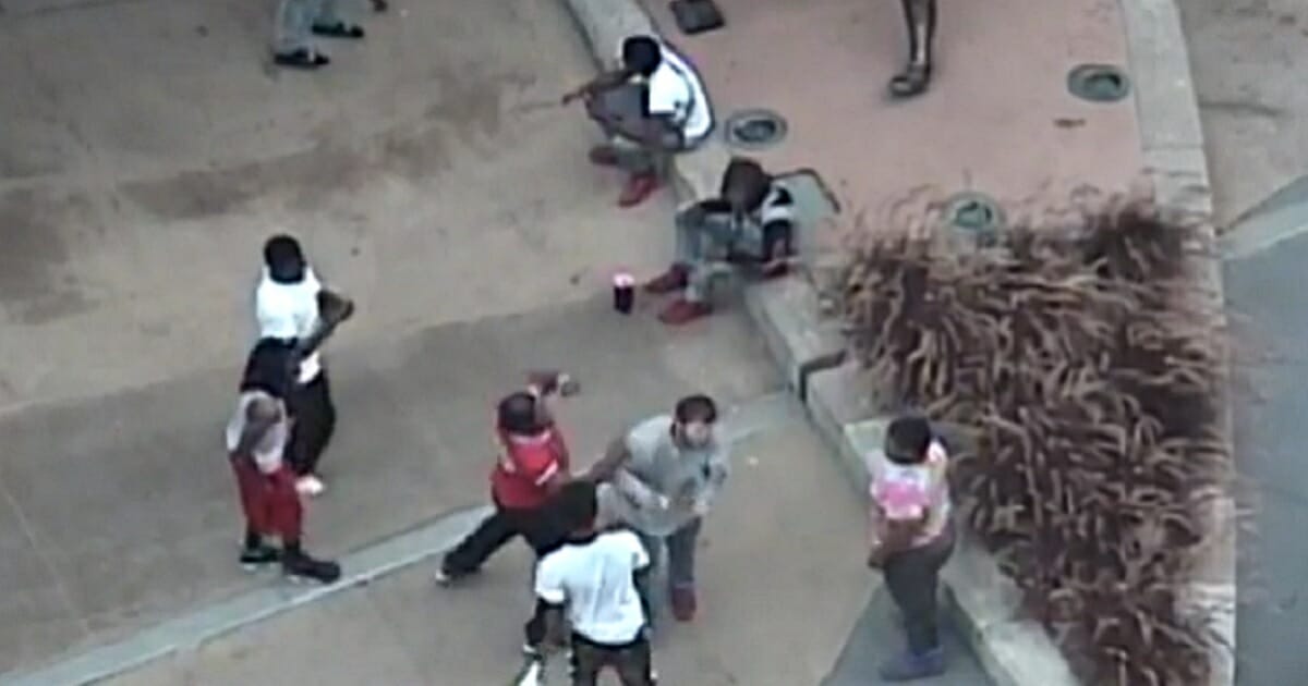 Video from Minneapolis in August shows a street mob attacking a man.