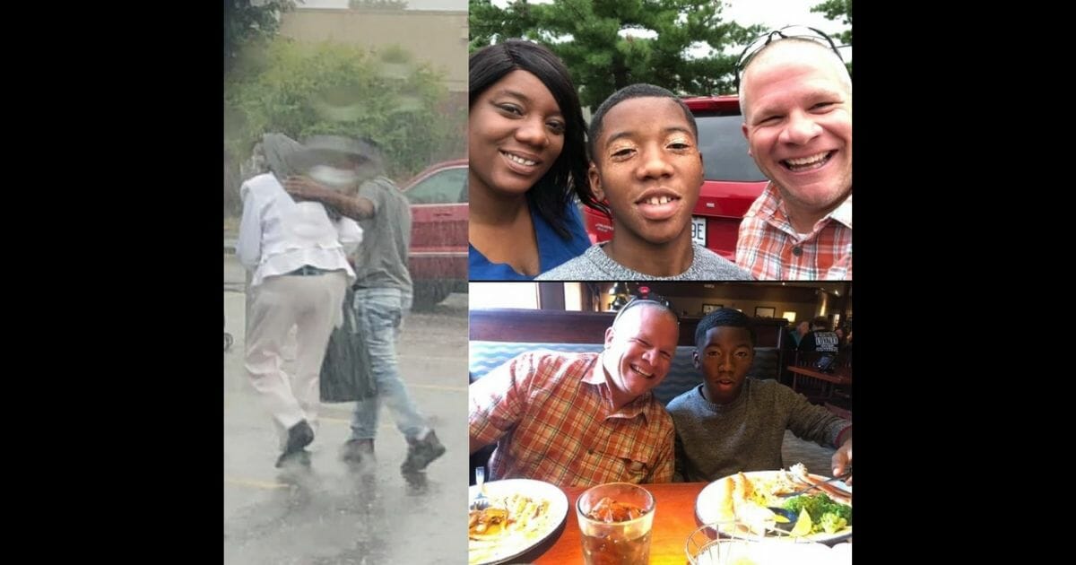 Officer Holt managed to get in contact with the kind young man and took him and his mother out to dinner.