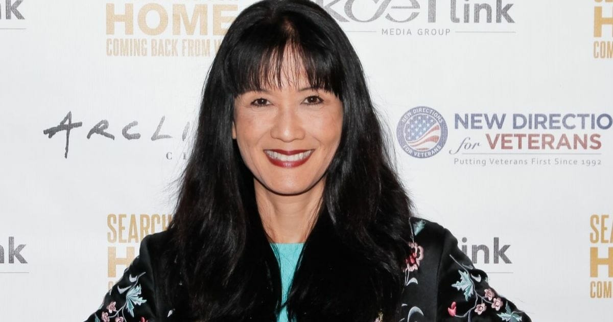 Whang attends a screening in Sherman Oaks in 2015. She passed away from breast cancer on Sept. 17, 2019.