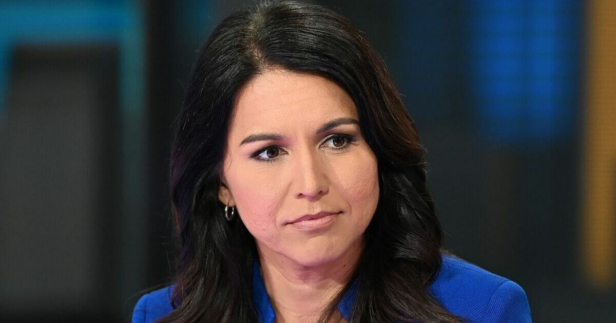 Democratic Presidential Candidate Tulsi Gabbard visits "FOX & Friends" at Fox News Channel Studios on Sept. 24, 2019, in New York City.