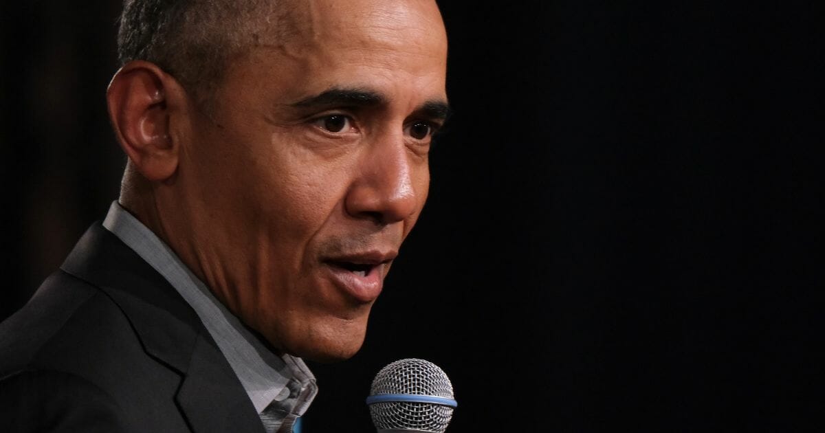 Former President Barack Obama is pictured in a file photo from April at an event in Berlin.