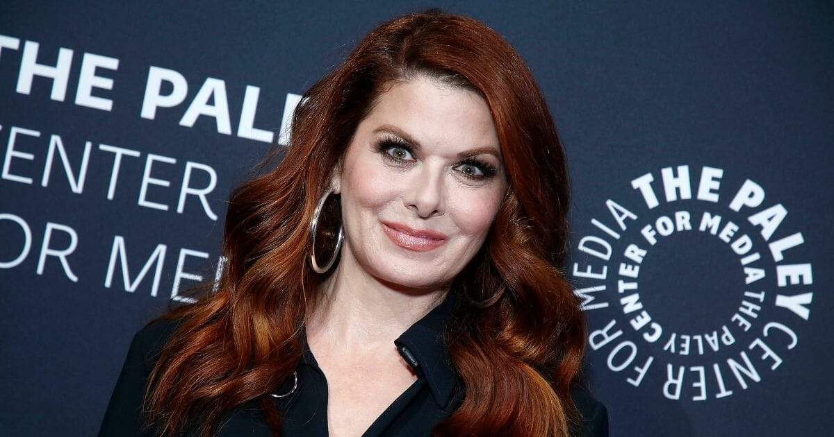 Actress Debra Messing is pictured in a file photo from May in New York City. Messing's attempt to support her "Will & Grace" co-star in an effort to embarrass supporters of President Donald Trump is turning into quite a mess.