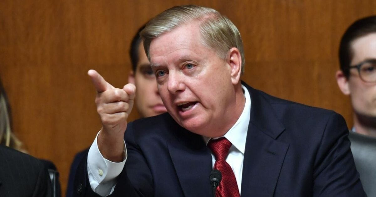 Sen. Lindsey Graham pictured in a file photo from May.