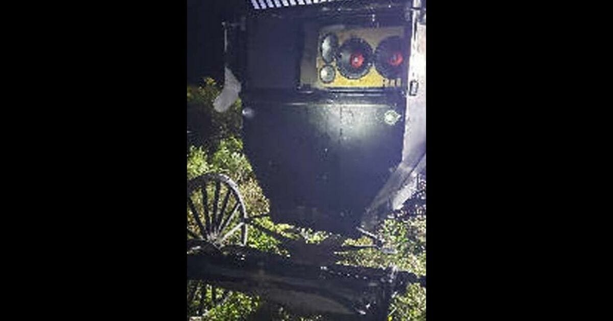 Early Sunday morning, a sheriff deputy near North Bloomfield, Ohio, pulled over an Amish buggy that sported a stereo system and large speakers.