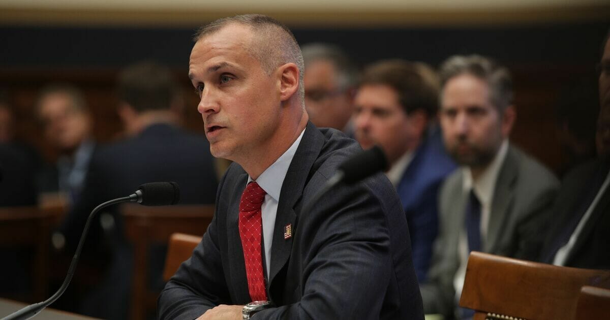 Former Trump campaign manager Corey Lewandowski testifies during a hearing before the House Judiciary Committee in the Rayburn House Office Building on Capitol Hill September 17, 2019, in Washington, D.C.