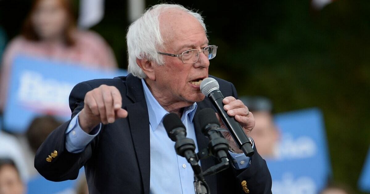 Vermont Sen. Bernie Sanders speaks at a campaign rally Thursday in Chapel Hill, North Carolina.
