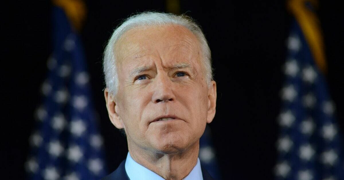 Democratic candidate for president former Vice President Joe Biden makes remarks about the DNI Whistleblower Report as well as President Trump's ongoing abuse of power at the Hotel DuPont on September 24, 2019, in Wilmington, Delaware.