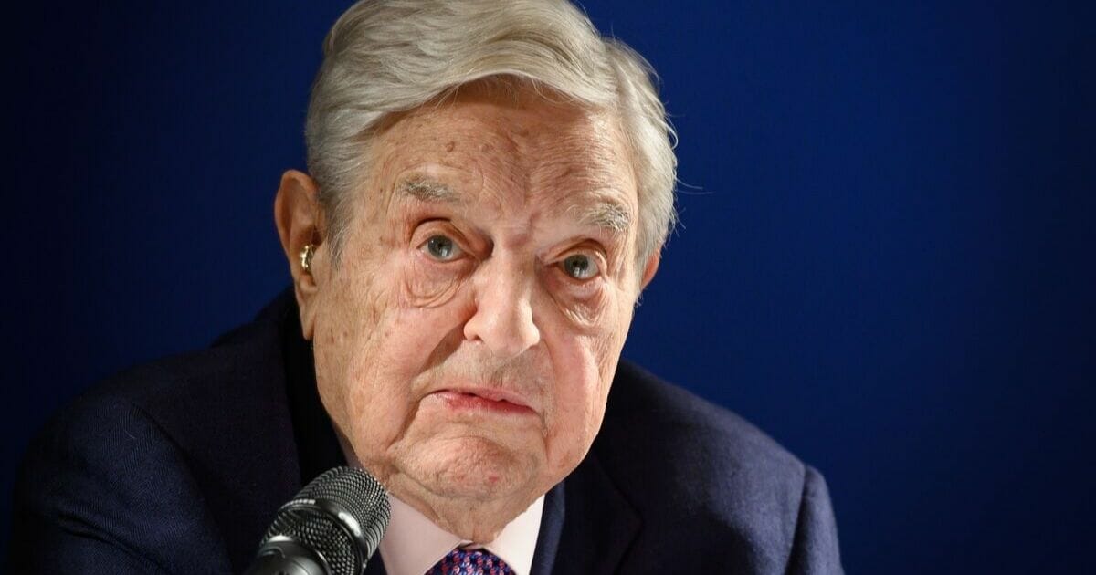 Hungarian-born U.S. investor George Soros delivers a speech on the sideline of the World Economic Forum annual meeting on Jan. 24, 2019, in Davos, Switzerland.