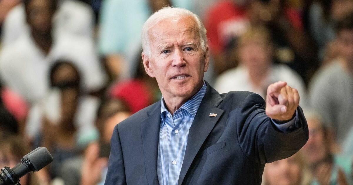 Democratic presidential candidate and former U.S. Vice President Joe Biden addresses a crowd at a town hall event at Clinton College on Aug. 29, 2019, in Rock Hill, South Carolina.