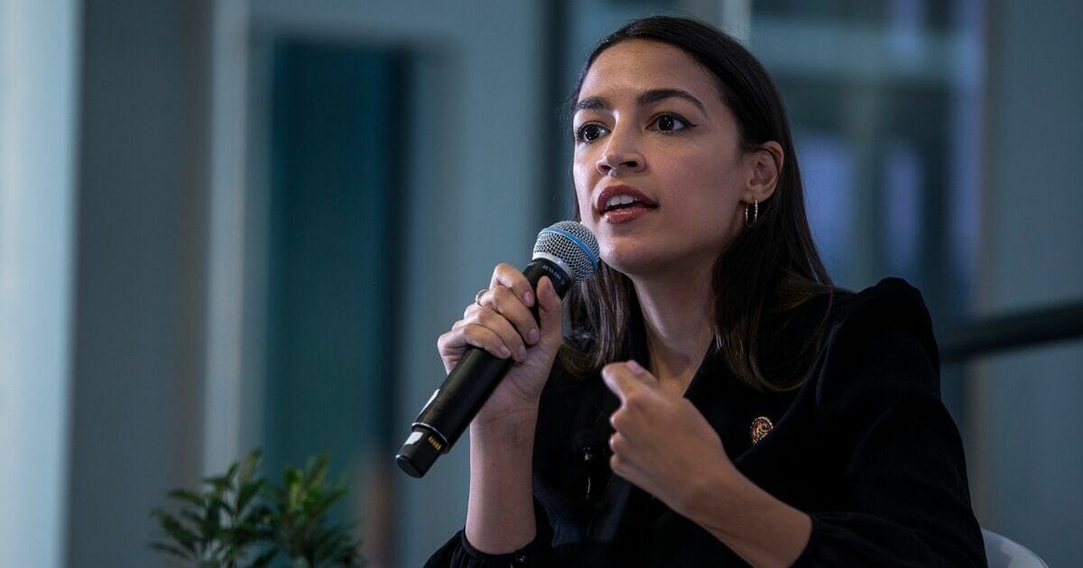 Rep. Alexandria Ocasio-Cortez (D-NY) speaks during a town hall hosted by the NAACP on Sept. 11, 2019, in Washington, D.C.