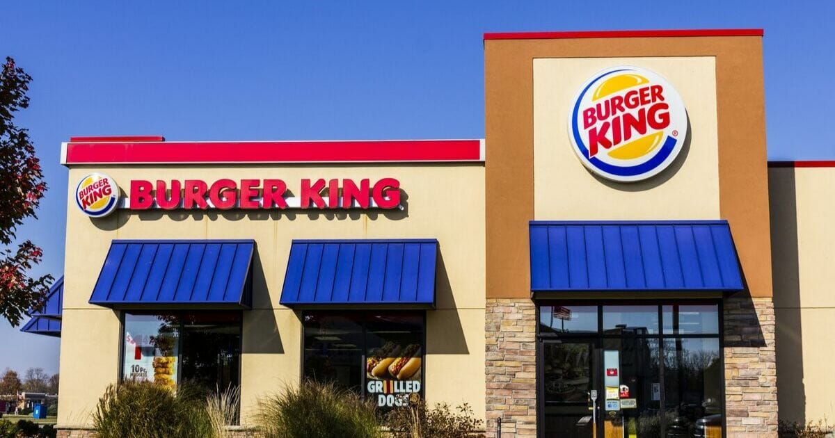A burger king location.