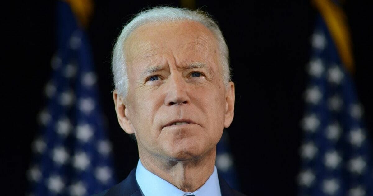 Democratic candidate for president, former Vice President Joe Biden makes remarks about the DNI Whistleblower Report at the Hotel DuPont on Sept. 24, 2019 in Wilmington, Delaware. 