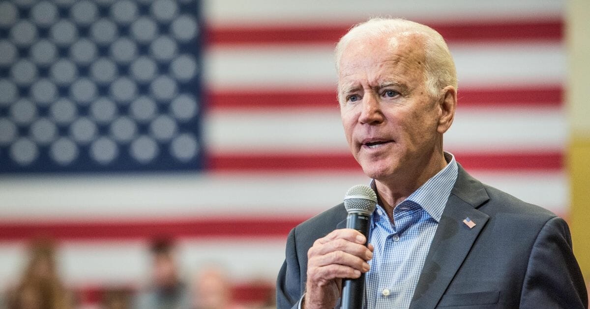 Democratic presidential candidate and former Vice President Joe Biden addresses a crowd at a town hall event at Clinton College on Aug. 29, 2019, in Rock Hill, South Carolina.