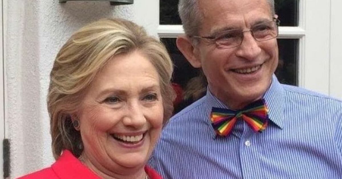 Hillary Clinton and Democratic donor Ed Buck.