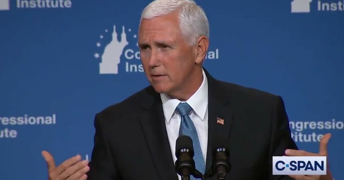 Vice President Mike Pence at GOP retreat.